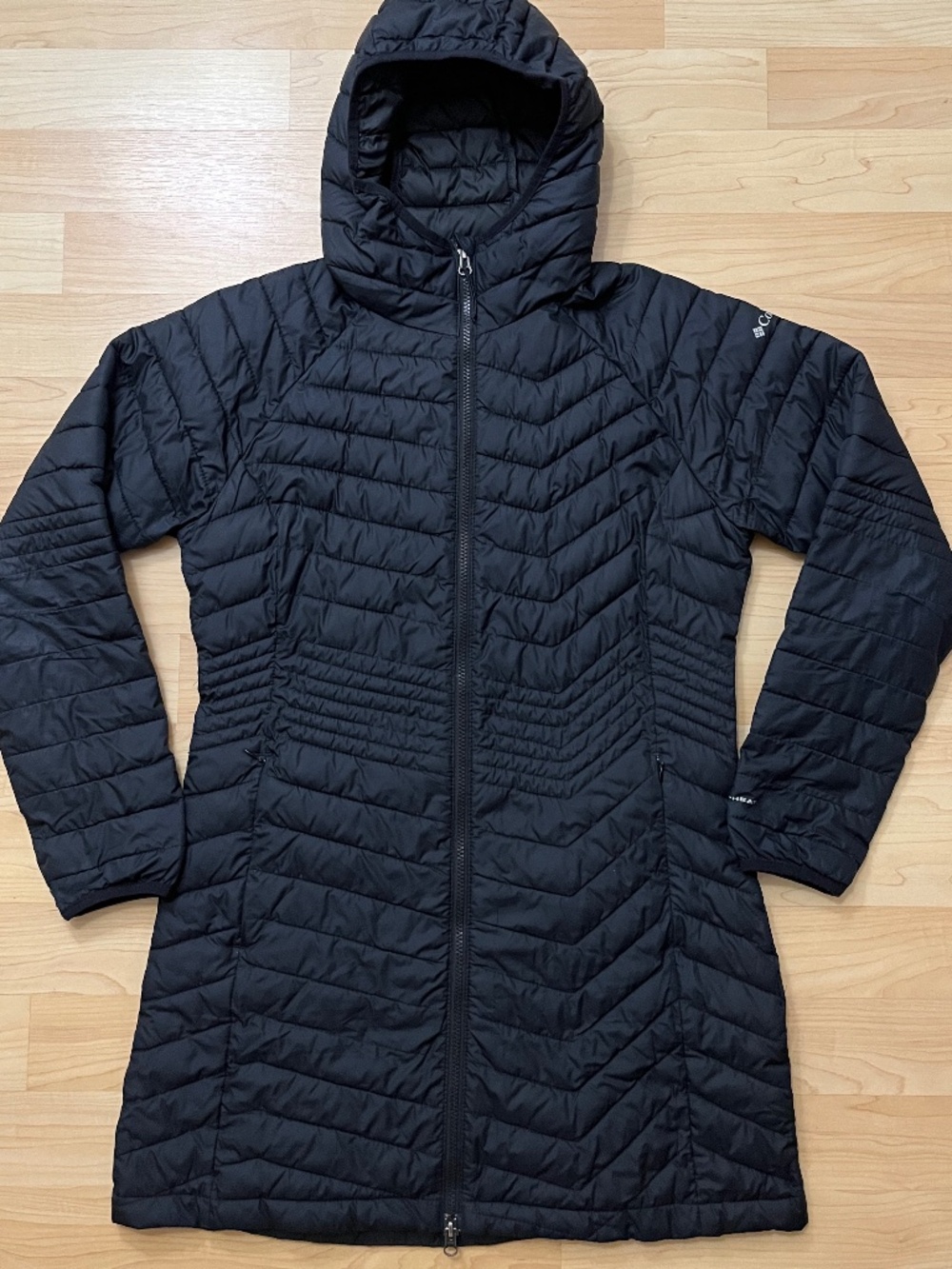 Columbia Powder Lite Mid Jacket Omni-Heat Women's L Black Hood
